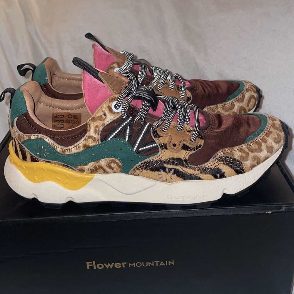 NWT Flower Mountain YAMANO 3 UNI Suede and Technical Fabric Sneakers - Picture 9 of 16